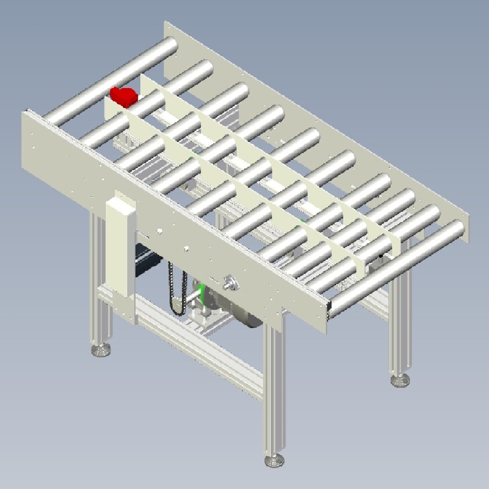 531009 - CONVOYEUR À ROULEAUX AVEC ÉGALISEUR