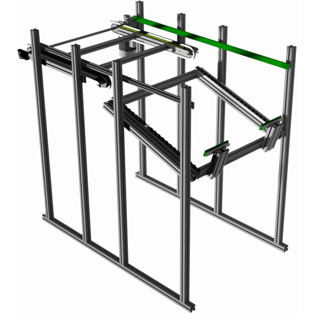 531020 - CONVOYEUR À CHAÎNE À ROULEAUX